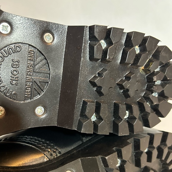 New Underground 30 eyelets rangers in box leather handmade in England size 8 - Picture 15 of 16